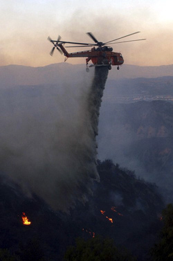 Conflagration in California