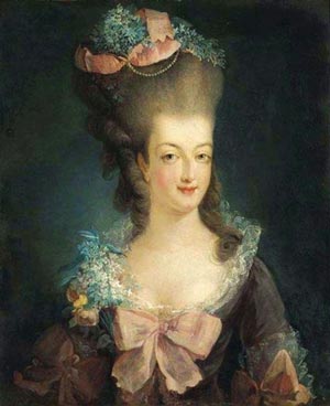 The French queen Marie Antoinette