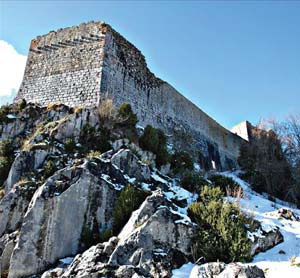 Montsegur. The descent.