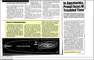 ������ � US News World Report, �������� 1984 ����